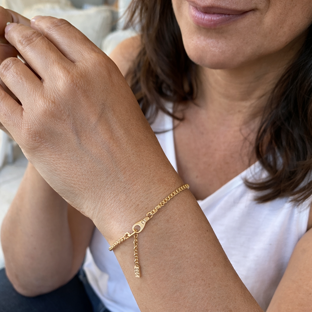 Bracciale Catena Attorcigliato Oro giallo