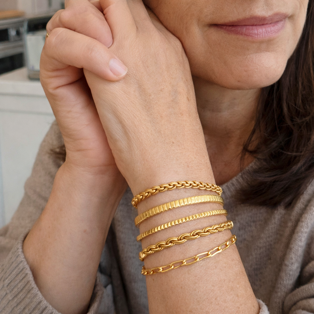 Isabella Vernetta Parure di Bracciali Oro giallo