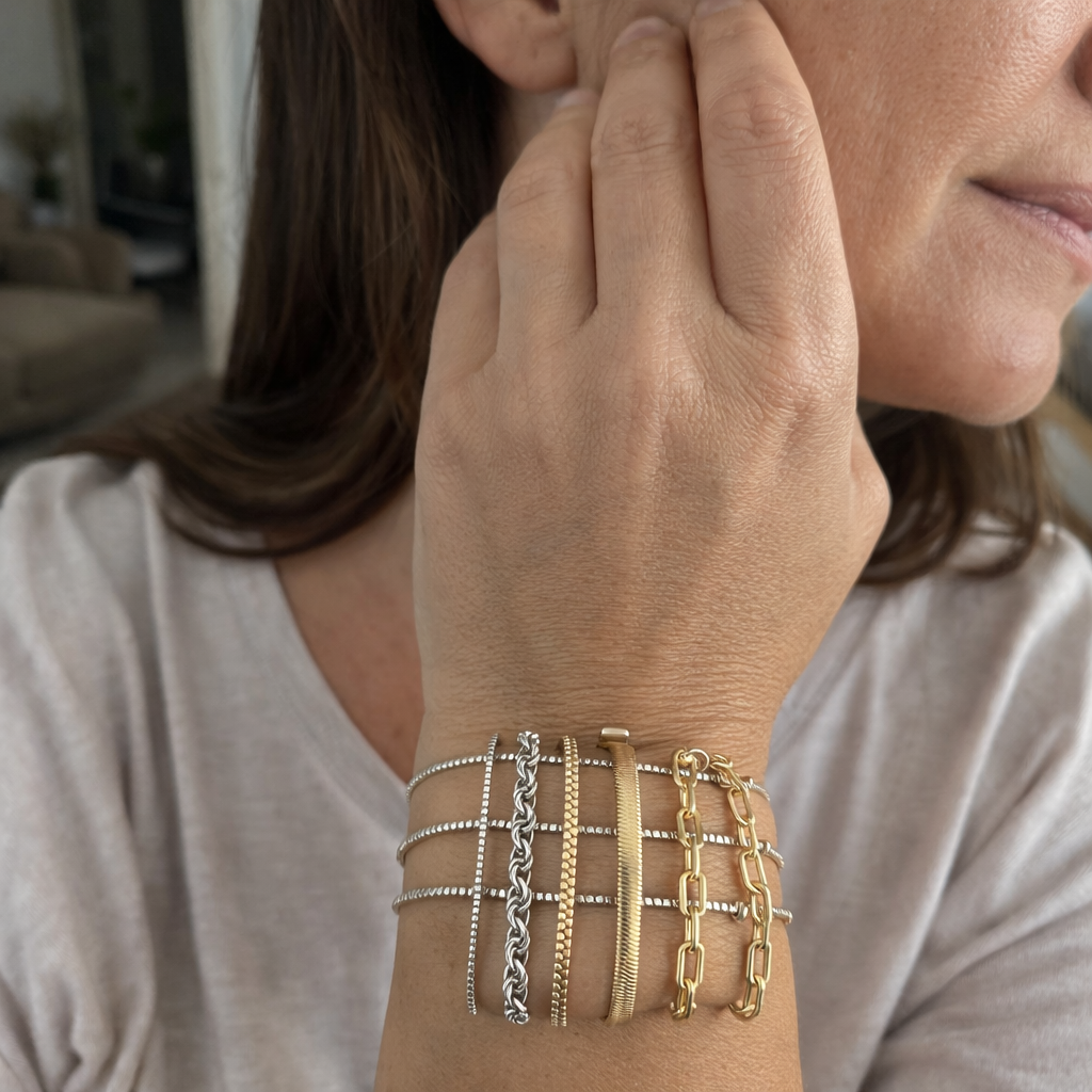 Isabella Vernetta Parure di Bracciali Oro bianco