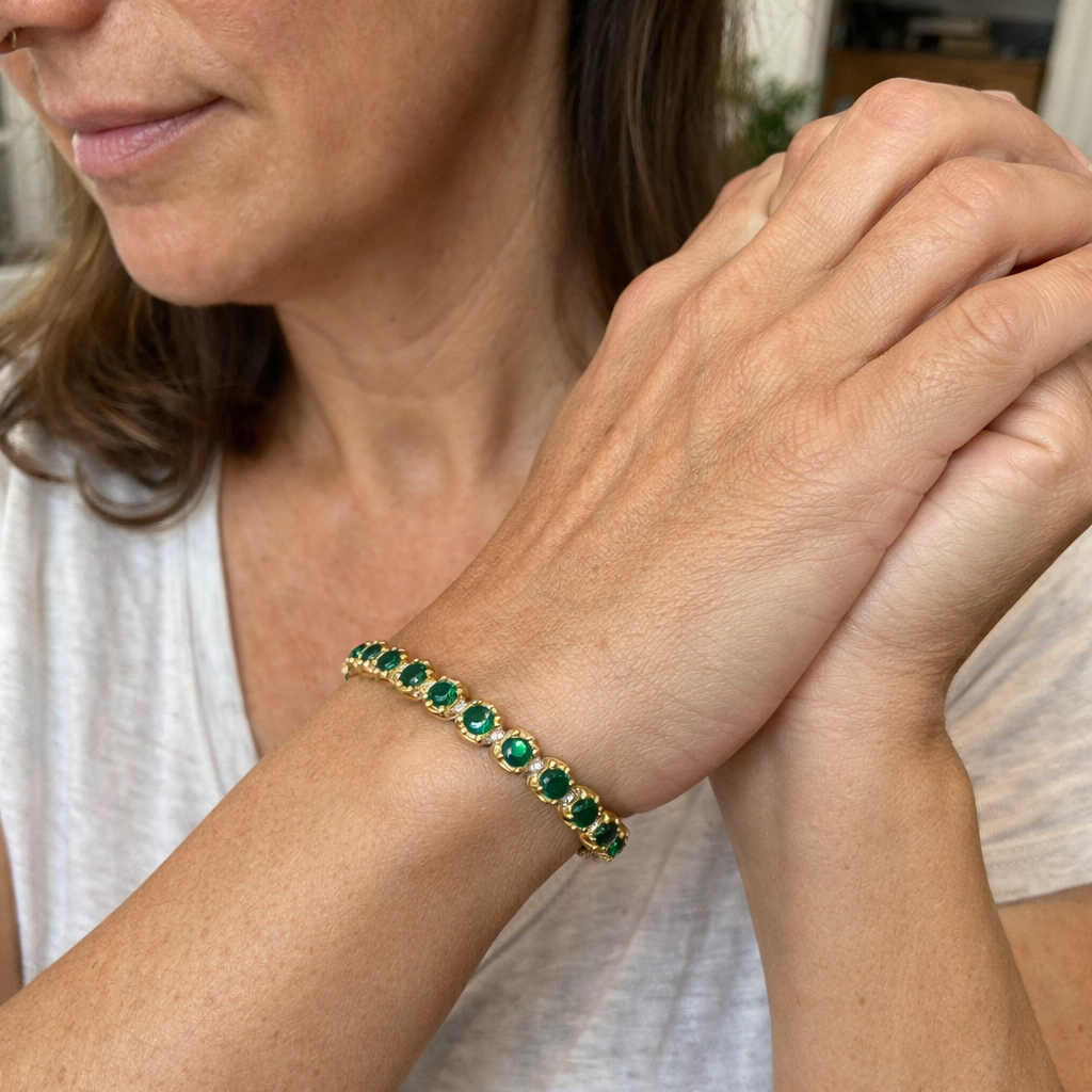 Fiora Emmeranthe Bracciale Smeraldo