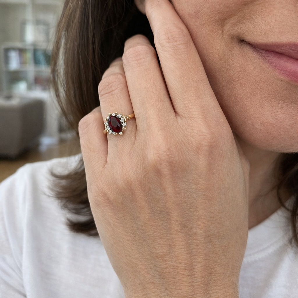 Anello Imperatrice Rosso