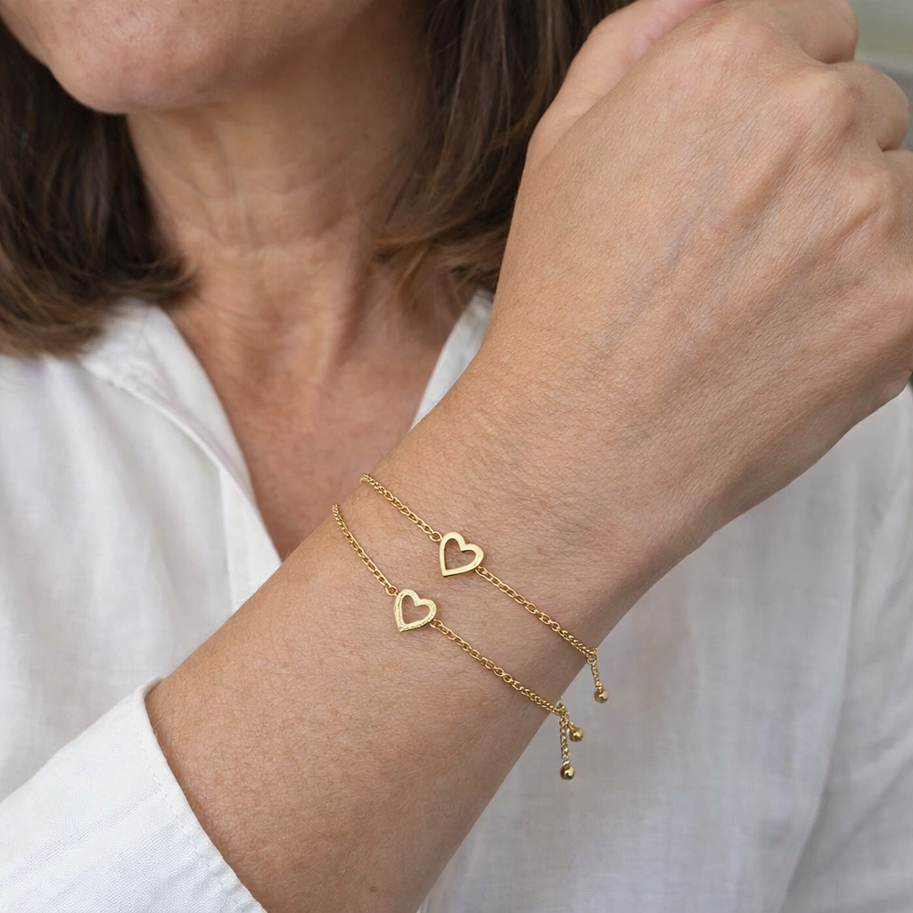 Bracciali Cuore Radianti Oro giallo