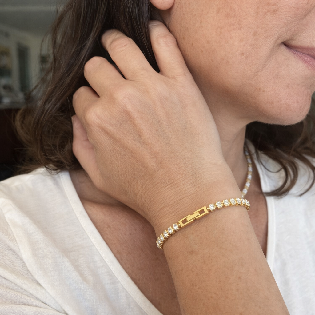 Vionelle Bracciale Tennis Marquise Oro giallo
