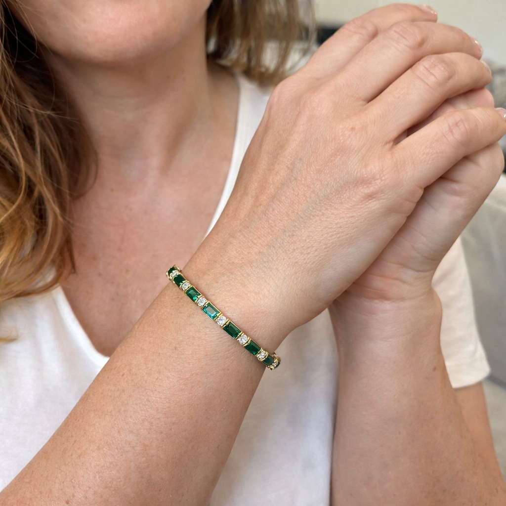 Miralyn Sevrine Bracciale Smeraldo