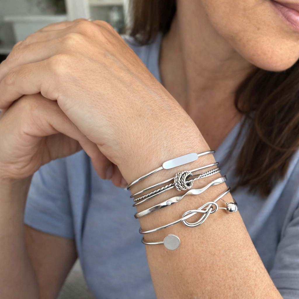 Parure Bracciali Eleganza Annodata