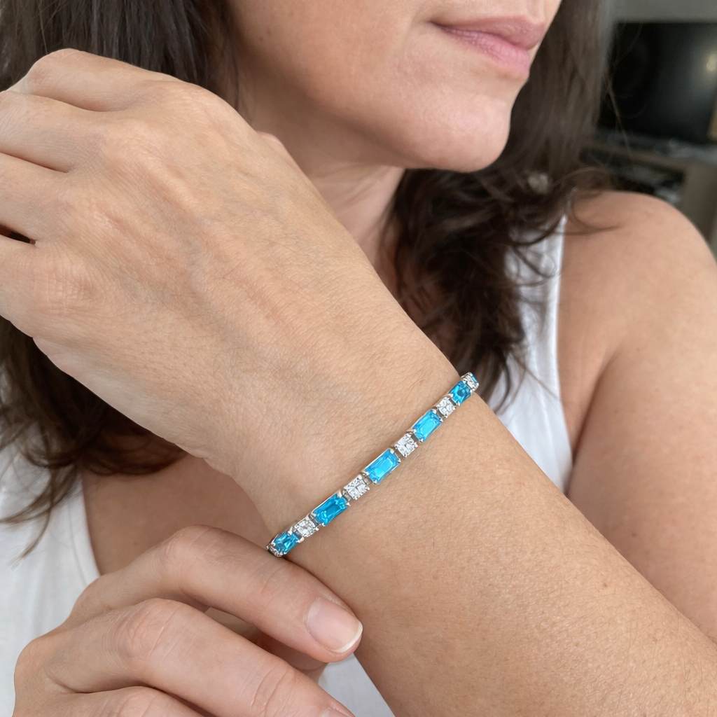 Bracciale con Pietra Turchese