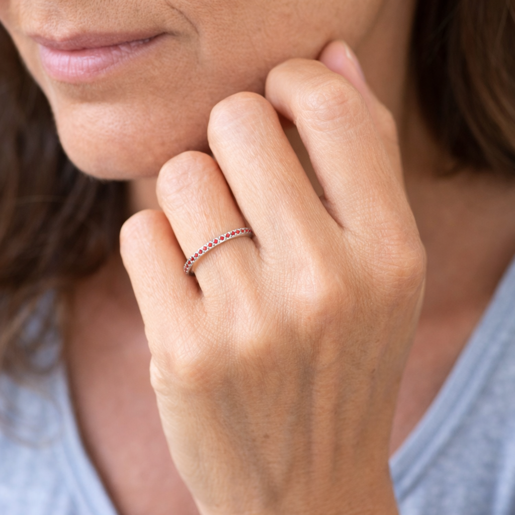 Soraya Rubelis Anello Oro Bianco