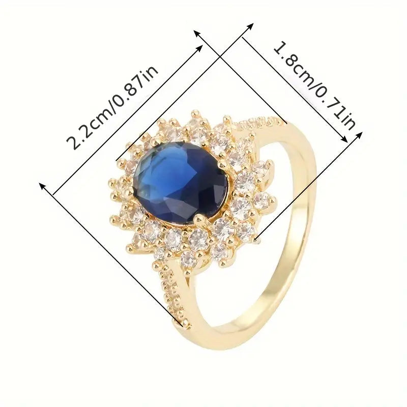 Vionne Saphirae Anello Oro Giallo
