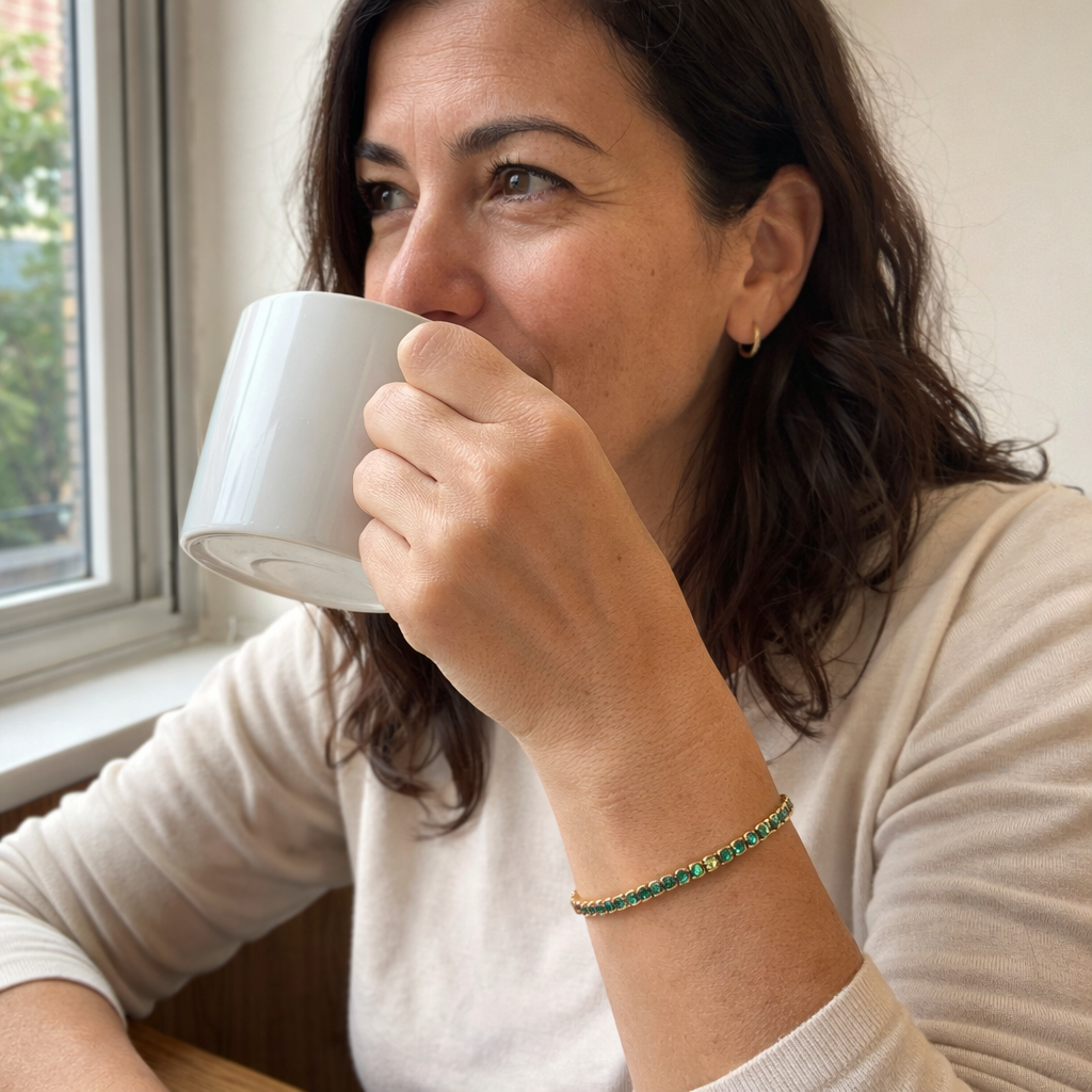 Alessia Moreau Bracciale Smeraldo
