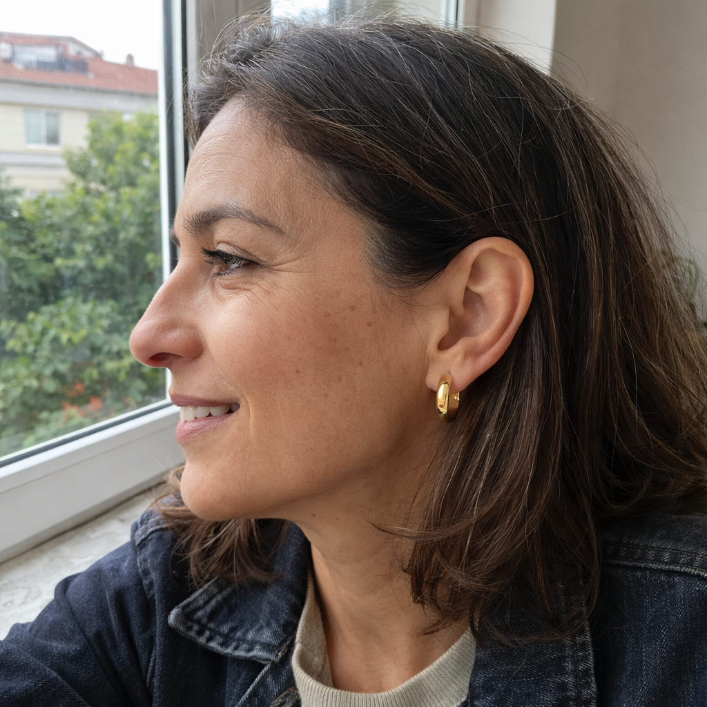 Gia Orecchini Cerchi Oro giallo