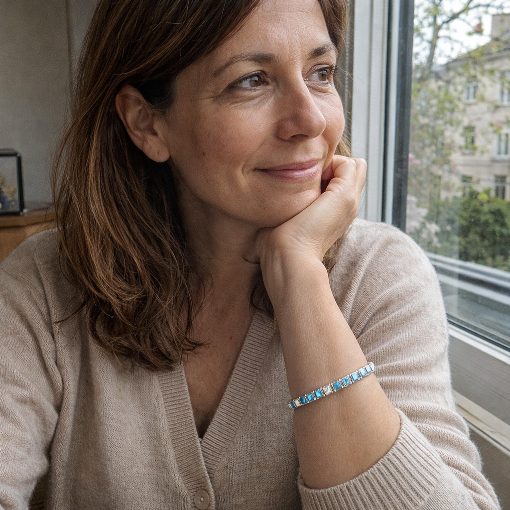 Bracciale con Pietra Turchese