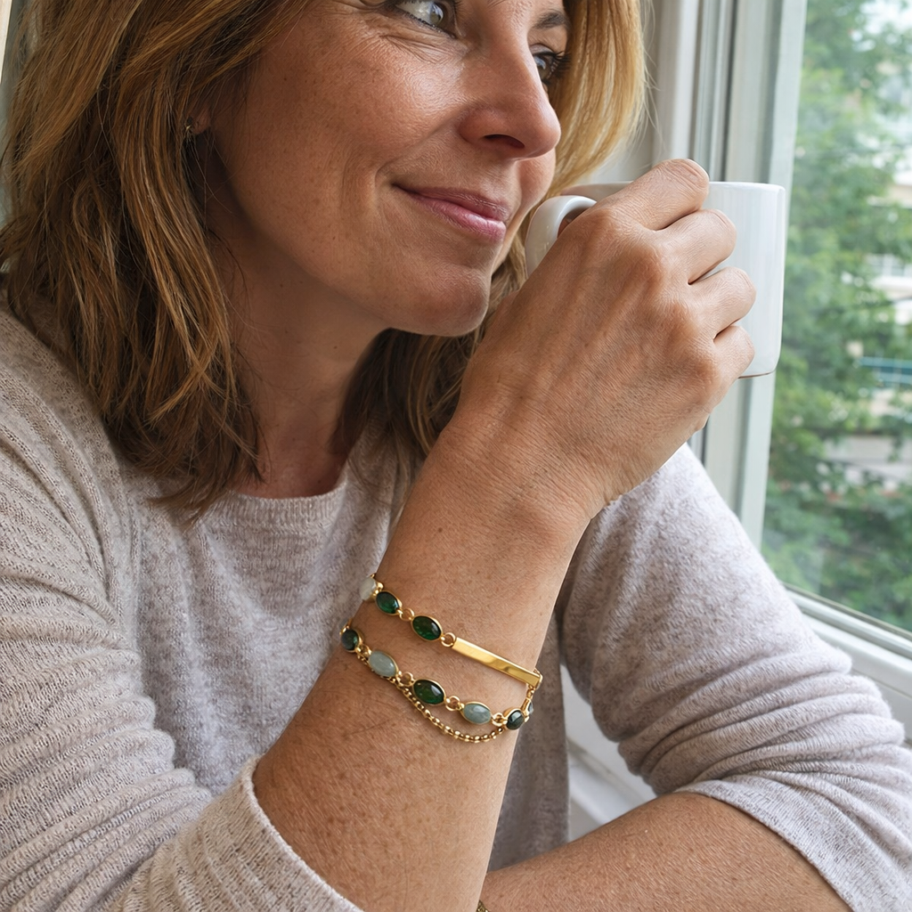 Olivia Moss Bracciale Duo Oro giallo