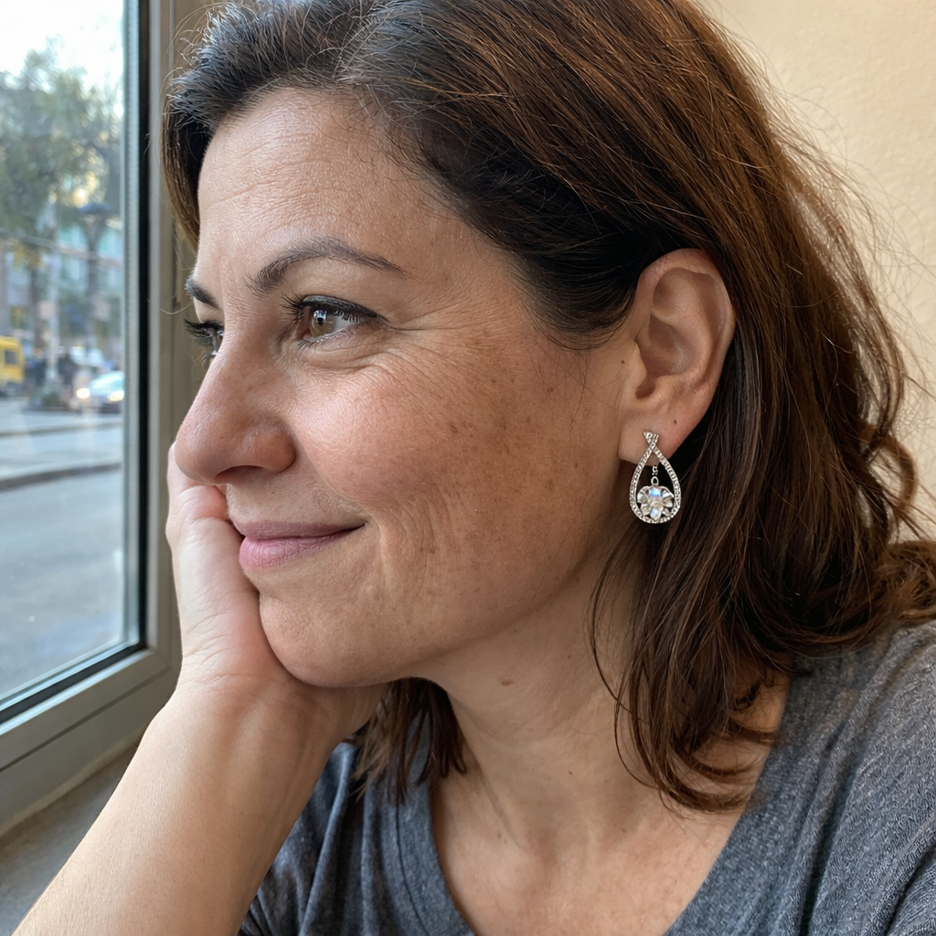 Arielle Orecchini Oro bianco