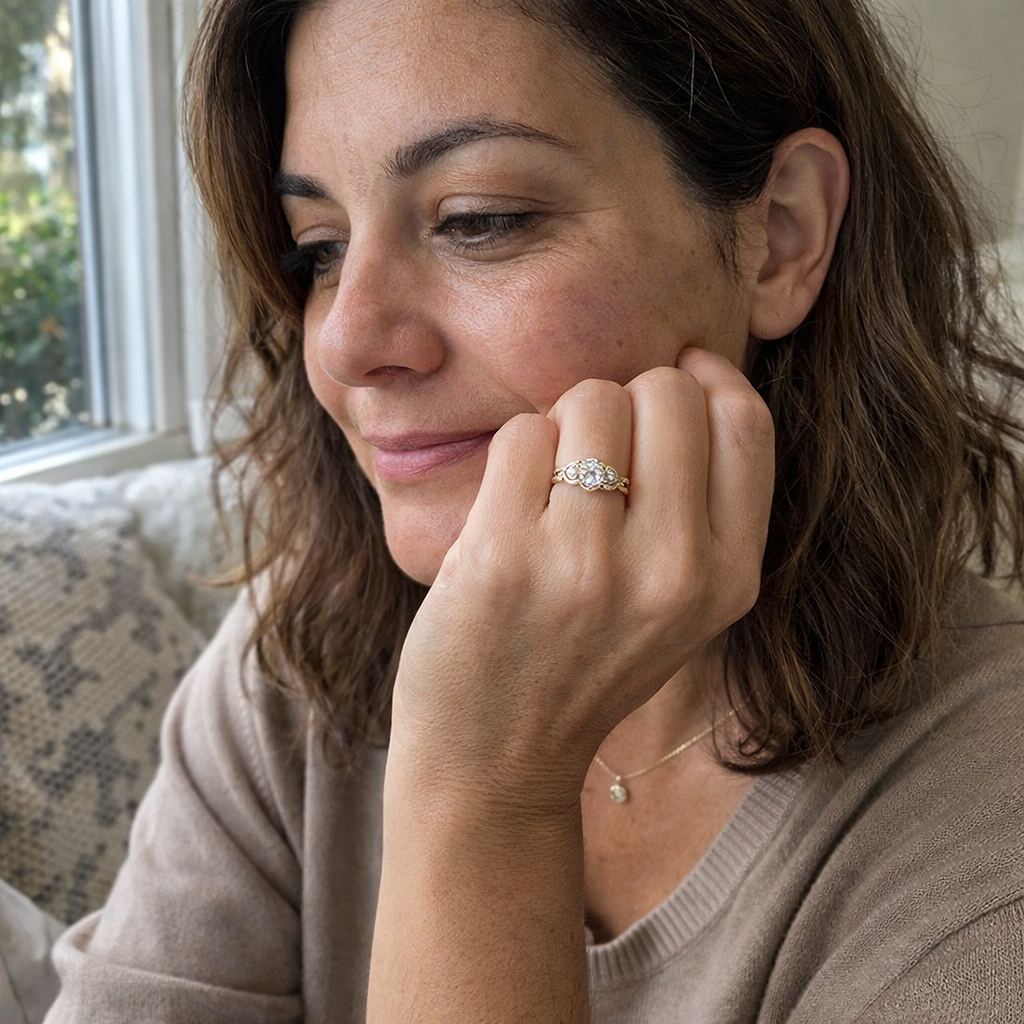 Anello Zircone Esotico Squisito