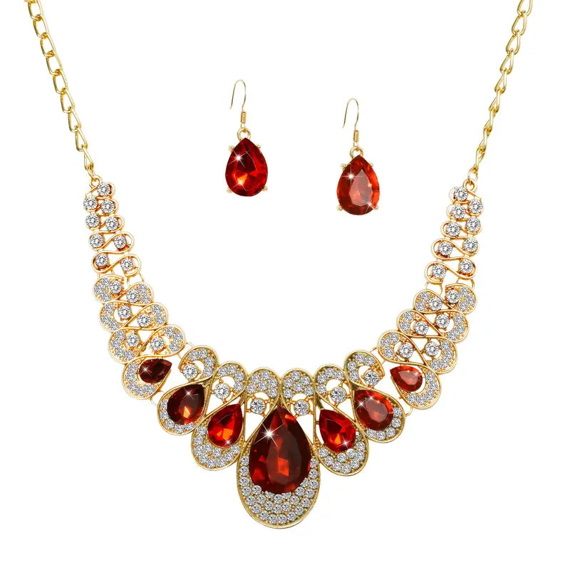 Maevina Crimselle Parure Pietre preziose