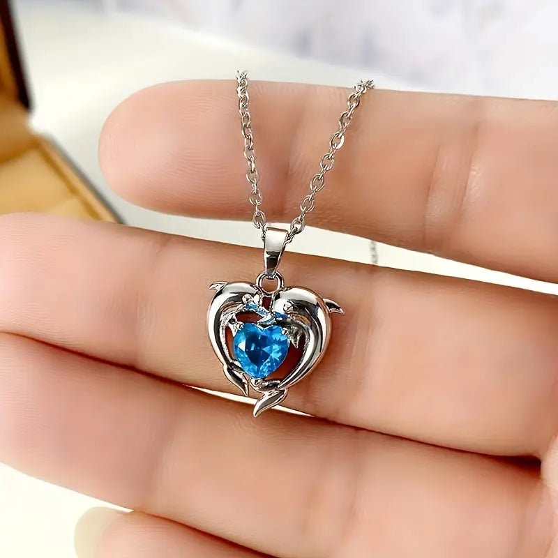 Collana Gemelli Cuore dell'Oceano