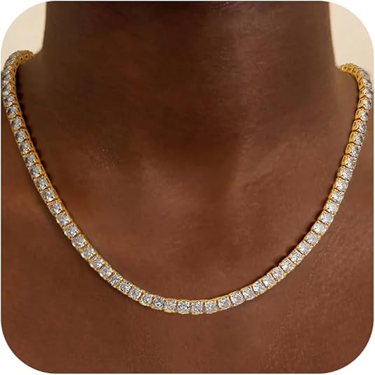 Collana Tennis Oro giallo