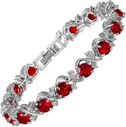 Bracciale Tennis Vine Rubino