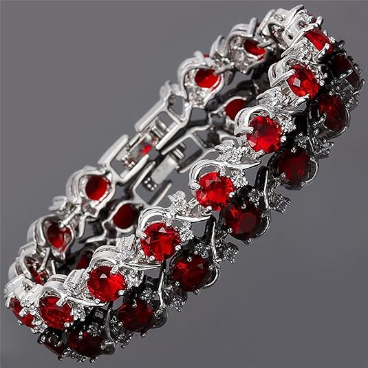 Bracciale Tennis Vine Rubino