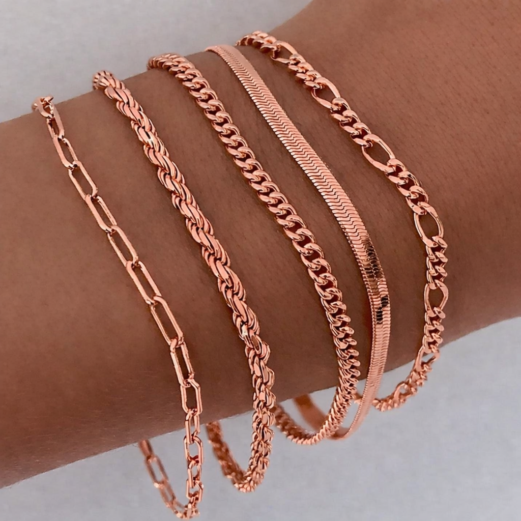 Ellis Renner Parure di Bracciali Oro bianco