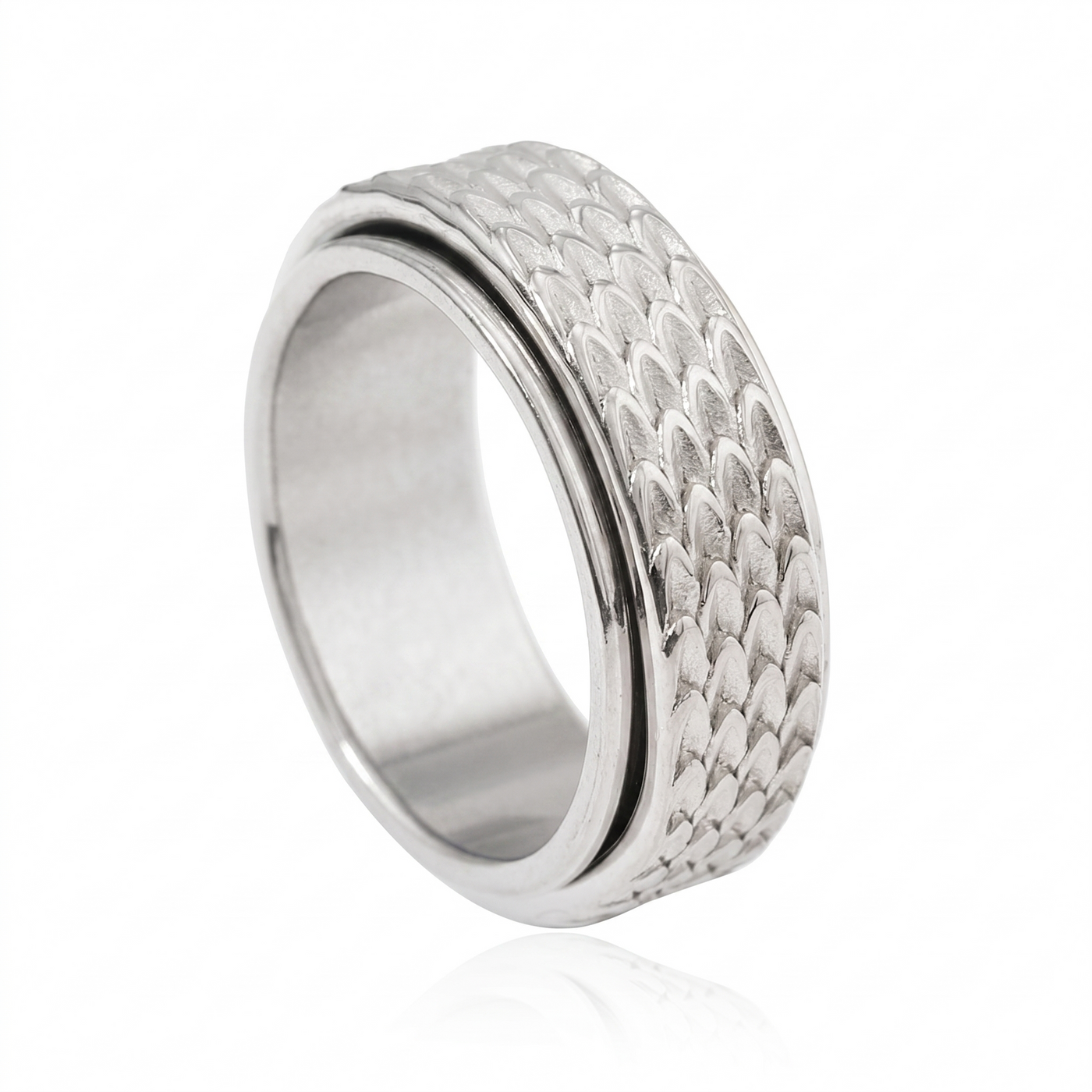 Toren Anello Girevole Oro bianco