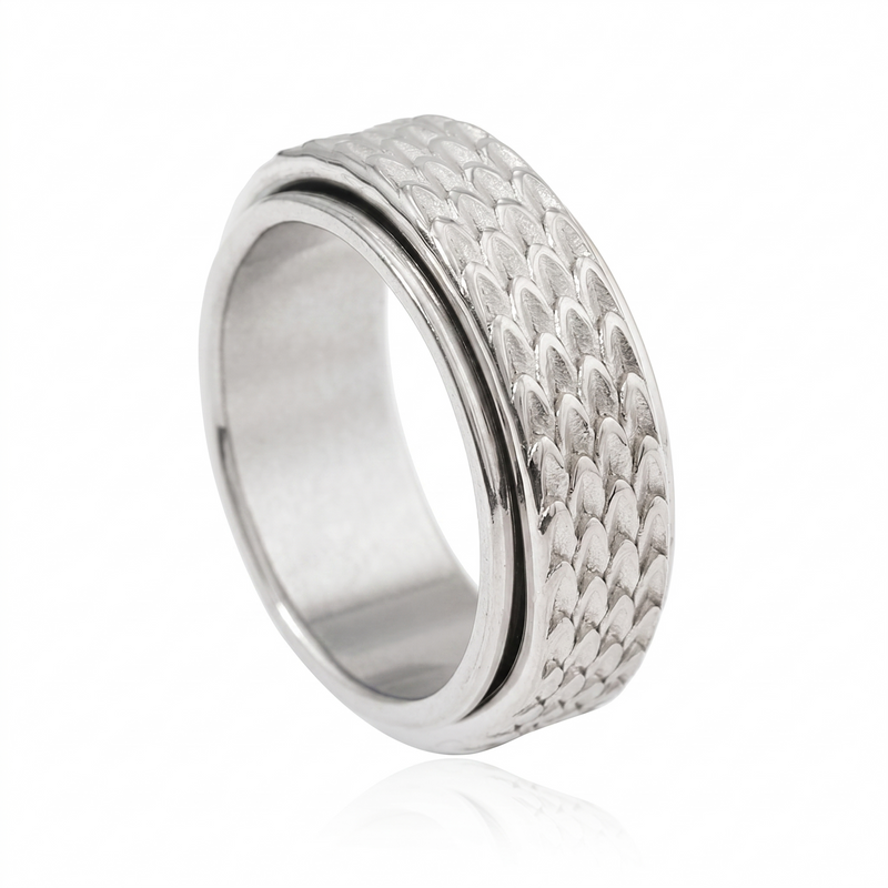 Toren Anello Girevole Oro bianco