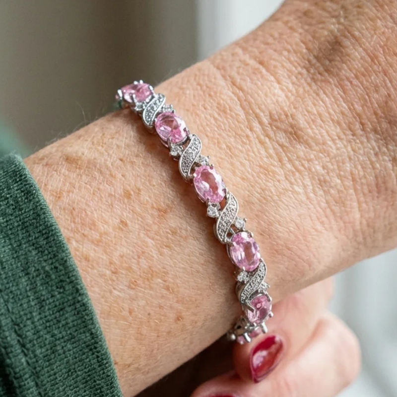 Giada Rosalyth Bracciale Zaffiro rosa