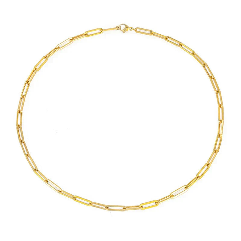 Archen Collana Catena Elegante Oro bianco
