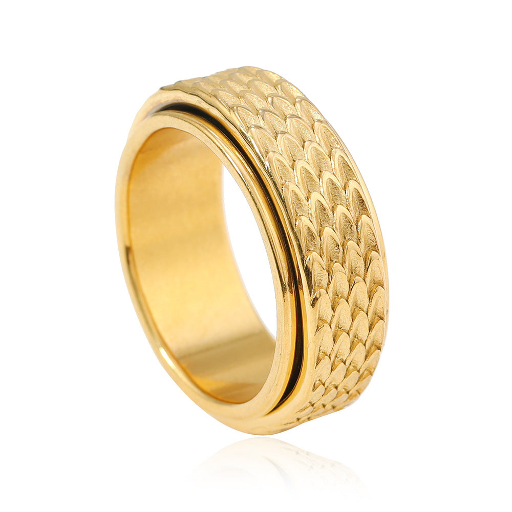 Toren Anello Girevole Oro giallo