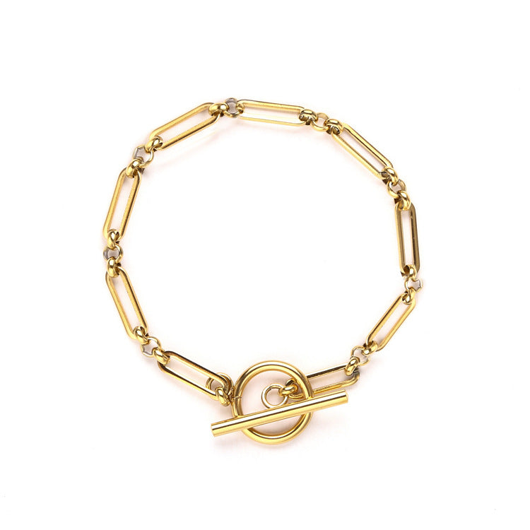 Bracciale Cerchi con Barra a T