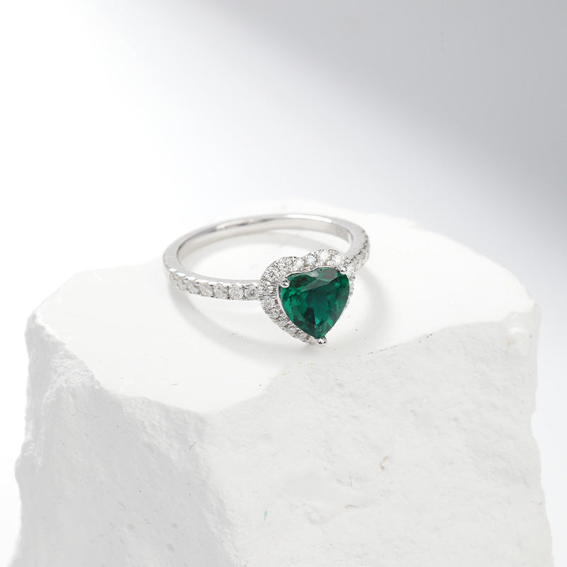Delara Virenza Anello Pietre preziose Oro bianco