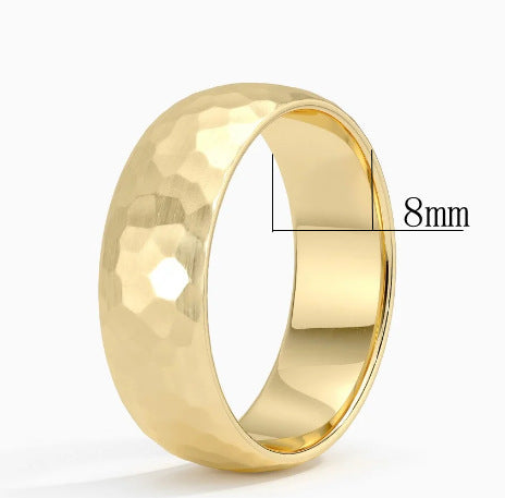 Elric Anello Texturizzato Oro giallo