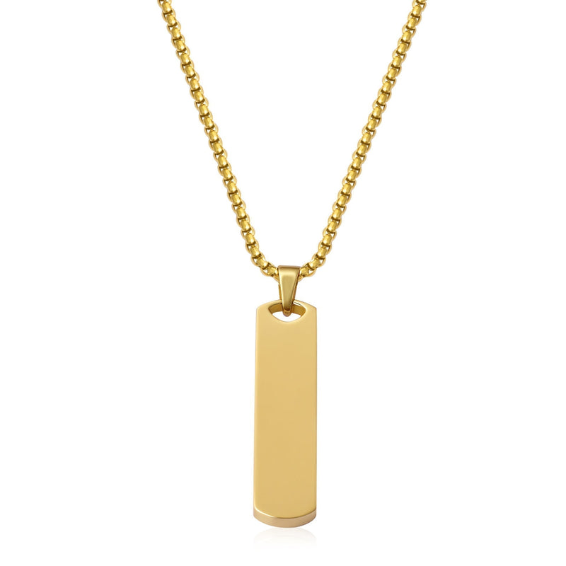 Collana Placca Core Oro giallo