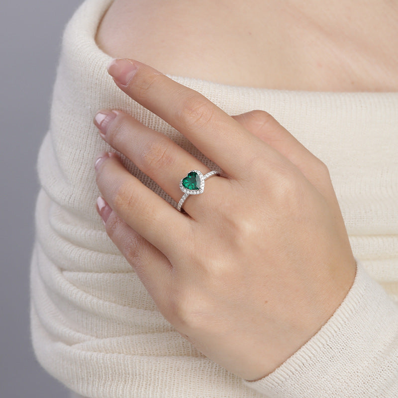 Delara Virenza Anello Pietre preziose Oro bianco