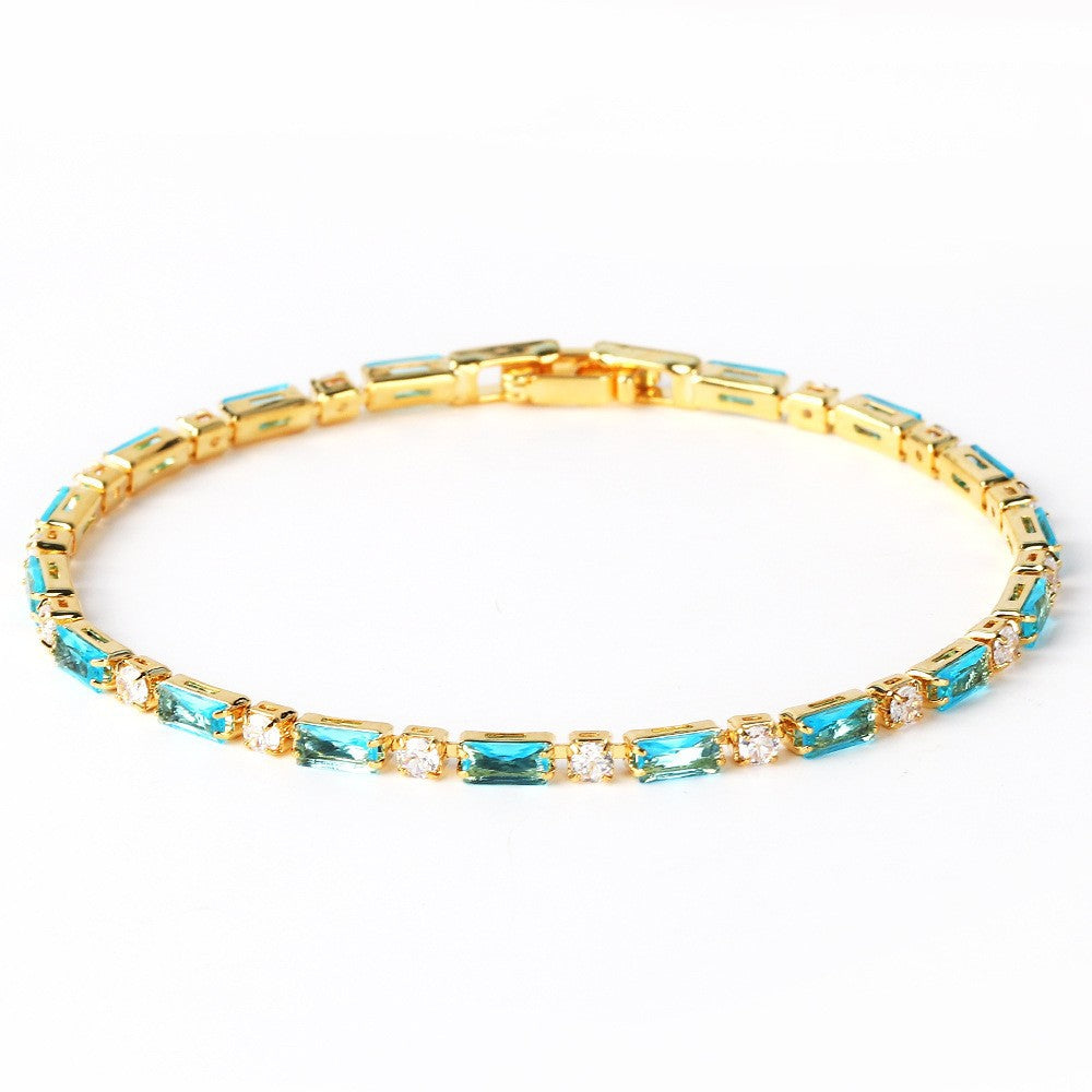 Bracciale Pietra Turchese Naturale Oro giallo