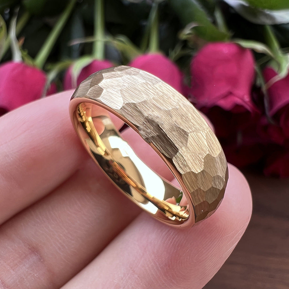 Elric Anello Texturizzato Oro giallo