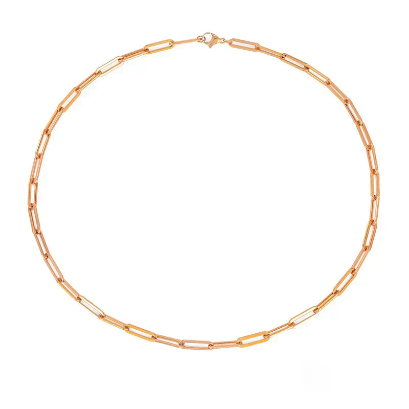 Archen Collana Catena Elegante Oro bianco