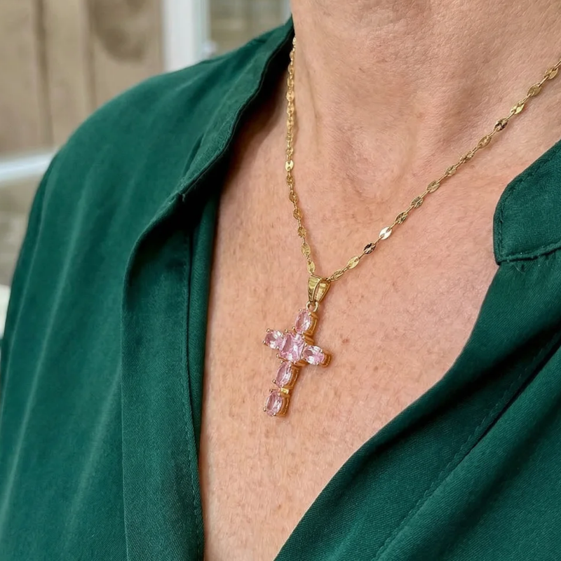 Rose Faith Collana Croce