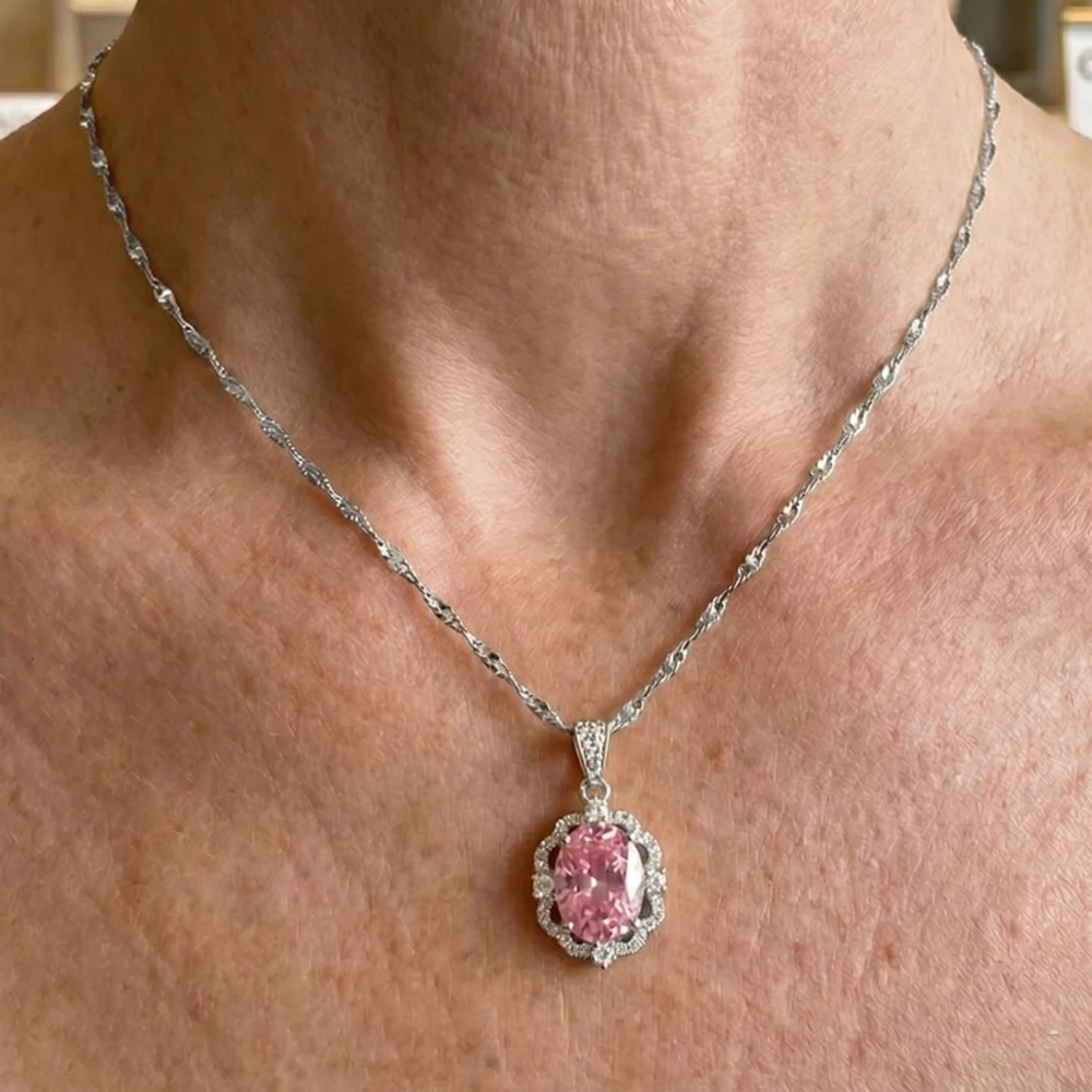Rose Crown Collana Halo Ovale