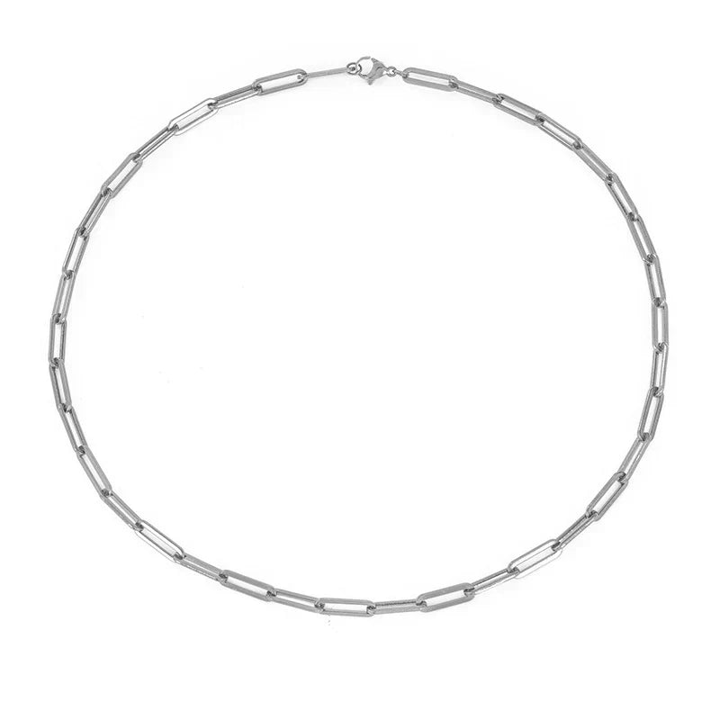 Archen Collana Catena Elegante Oro bianco
