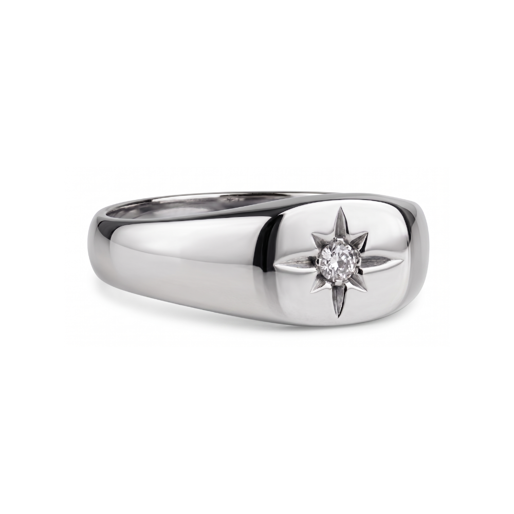 Soren Anello Cresta di Stella Oro giallo