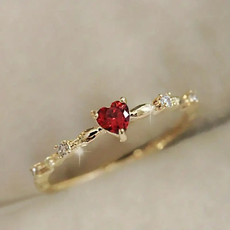 Coralyn Amoura Anello Rubino Oro bianco