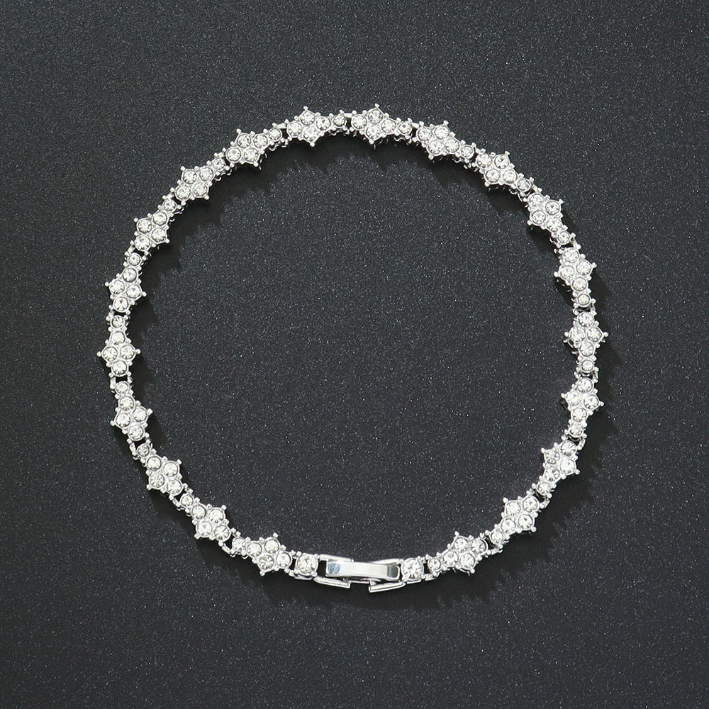 Bracciale Tennis Cluster Classico