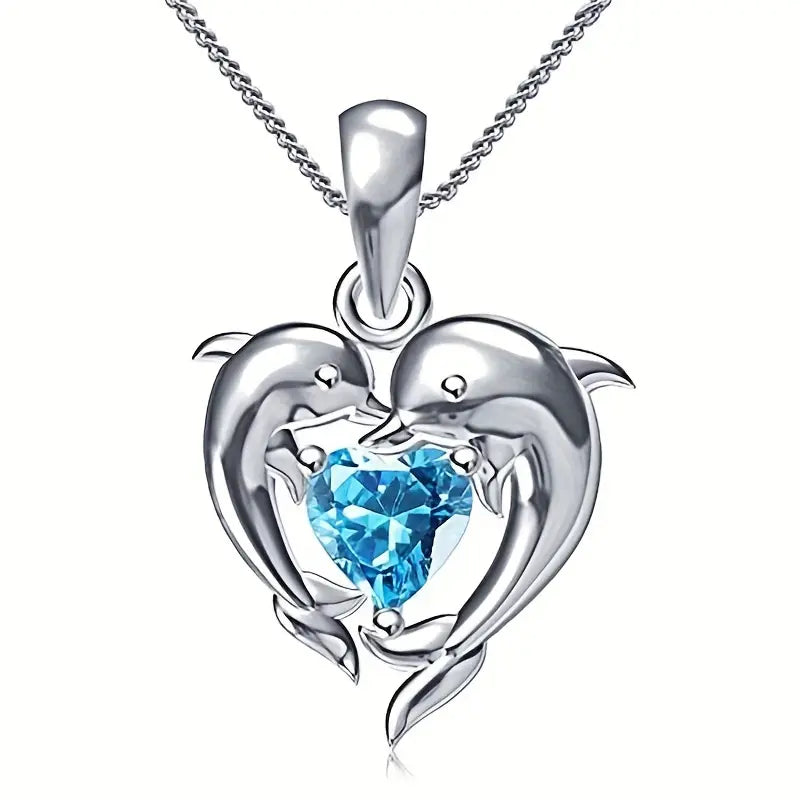 Collana Gemelli Cuore dell'Oceano