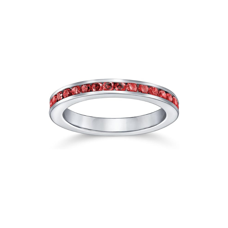 Anello Eternita Rubino
