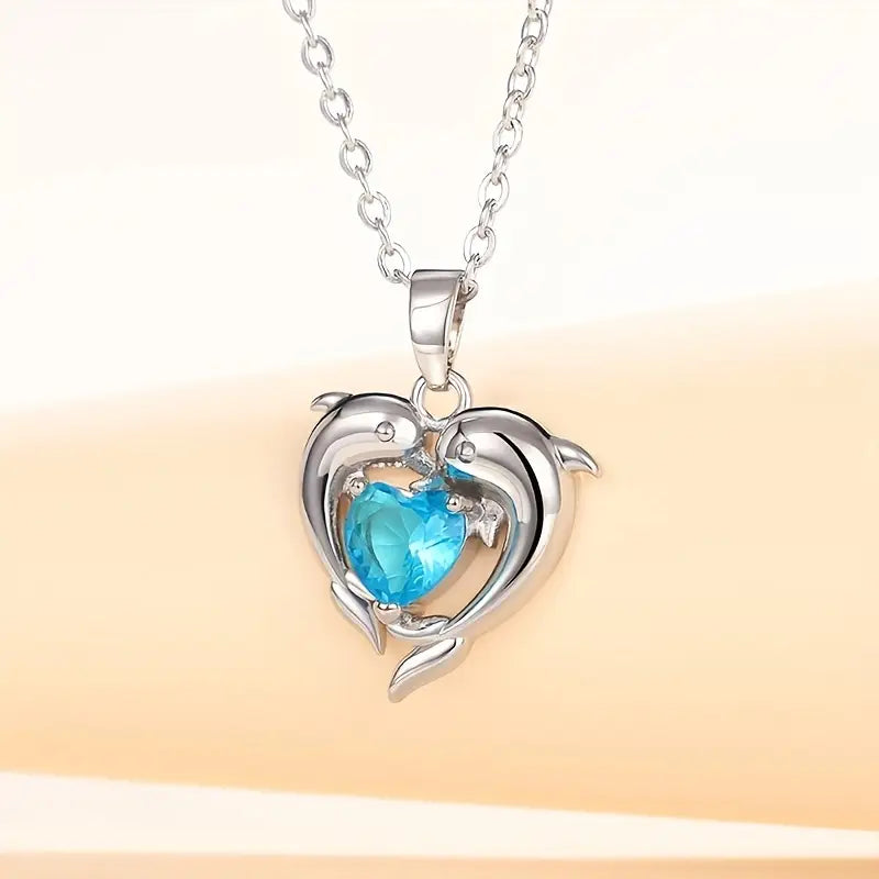 Collana Gemelli Cuore dell'Oceano
