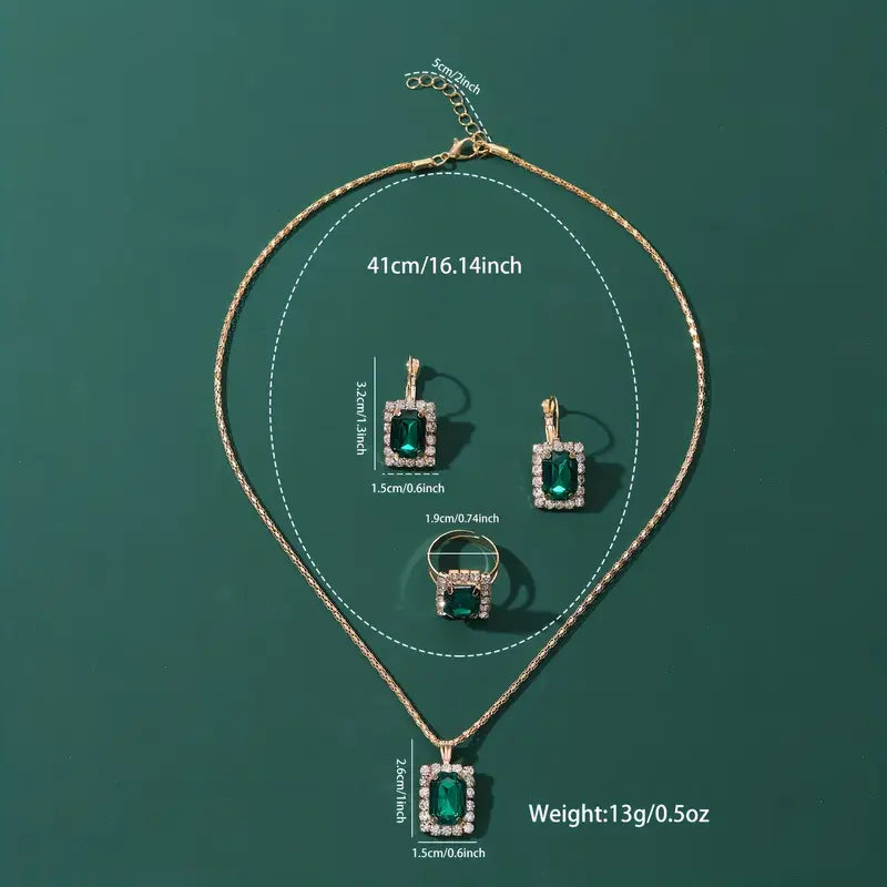 Sylvara Greenveil Parure