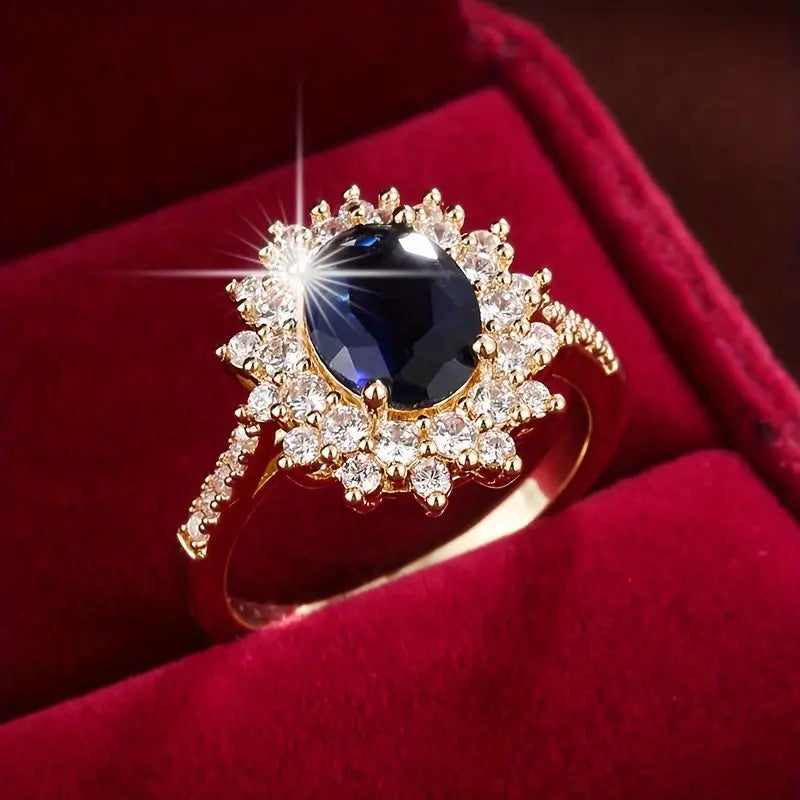 Vionne Saphirae Anello Oro Giallo