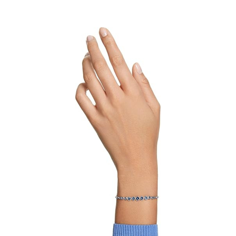 Bracciale Tennis Zaffiro Taglio Tondo
