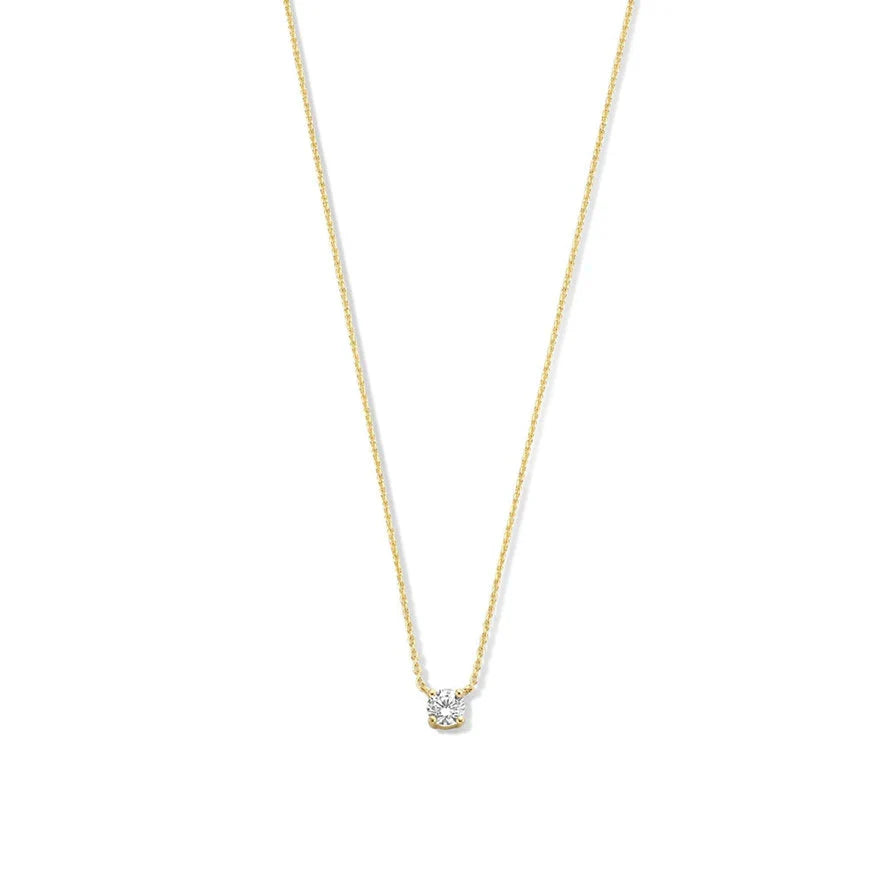 Clea Collana con Pietre preziose Oro bianco